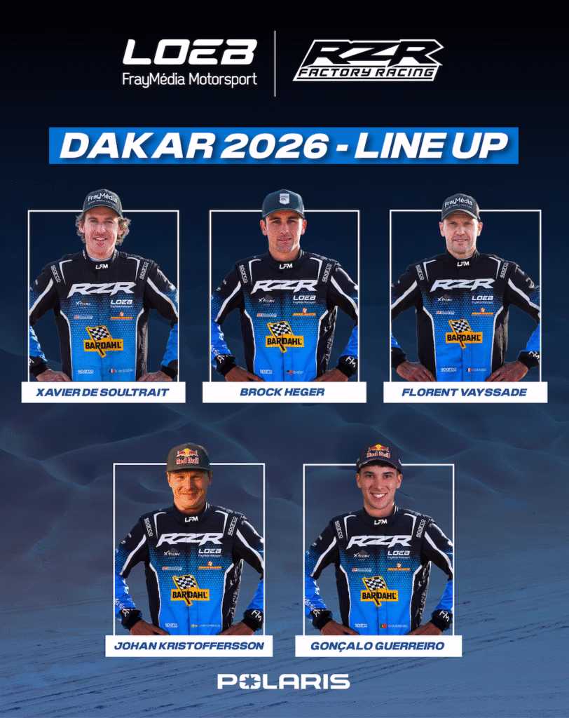 2026 Polaris Dakar Drive Line Up